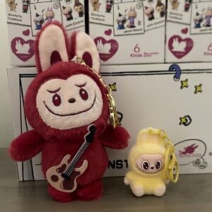 Cute Plush Keychain Set